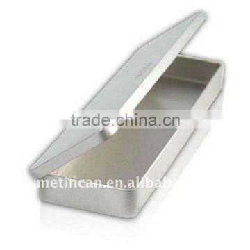 metal rectangular crayon tin box package