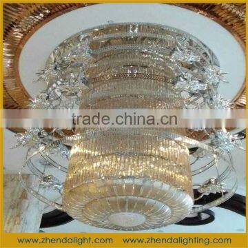 Hot sale modern crystal chandelier/hotel lobby decoration lighting