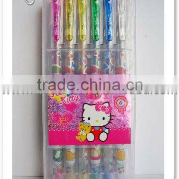 new arrival popular promotion plastic glitter pen