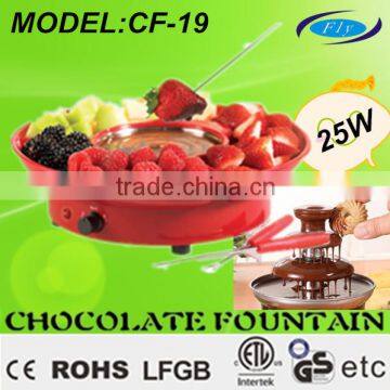 mini chocolate fountain [CF-19A] CE GS ROHS