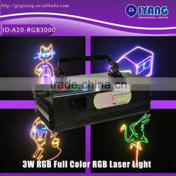 CNI 3000mW full color rgb animation laser projector