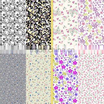 Warp knitted printed swimwear fabric /Little flower design printing fabric