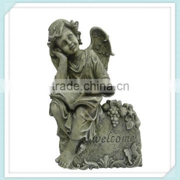 resin cemetery angel statue