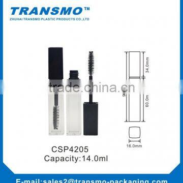 2016 New Style Black Lid Transparent Square Tube for Mascara Packaging photo-2