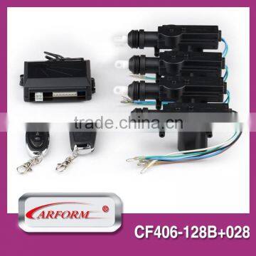 Easy installed remote central locking door system for cars with metal remote LED indicator