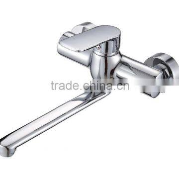 Wall Mounted long spout Kitchen Sink Faucet