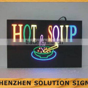 Outdoor Bar Open Led resin Sign Board