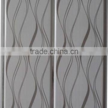 20cm Silver printing pvc ceiling,pvc panel,plastic wall panel G235