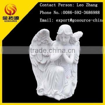 white marble angel statues