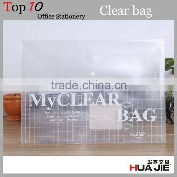 Business file collection document presentation A4 FC size PP plastic my clear bag
