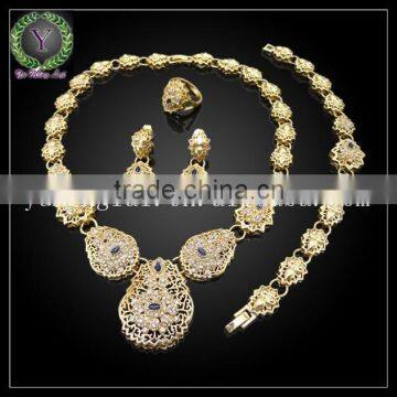 Indian bridal jewelry sets jodha akbar jewelry sets gold plated (HA4122002)