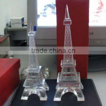 Customs crystal eiffel tower