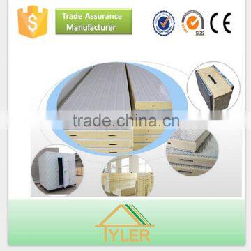 Heat Insulation PU Coated Steel Sandwich Panel for Cold Storage