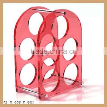 wholesale customized wine bottle display rack & stand