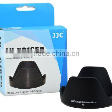 Black Lens Hood JJC LH-XC1650 58mm Lens Hood For Fujifilm XC16-50mm