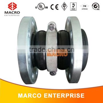 double arch floating flange rubber expansion joint with reinforce ring