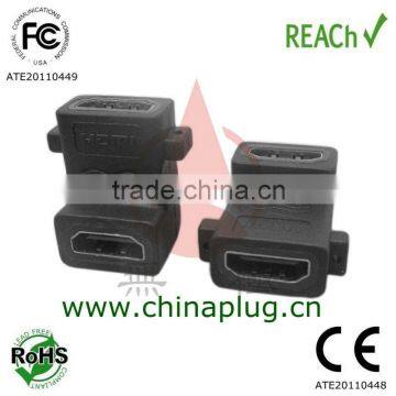 China manufactuer right angle hdmi female connector