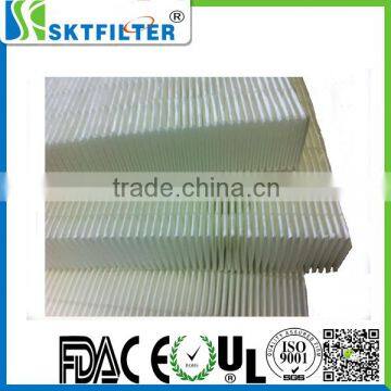 Mini pleated glass fiber hepa filter pack H12 H13