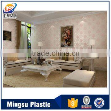 new style design wall paper pvc for home