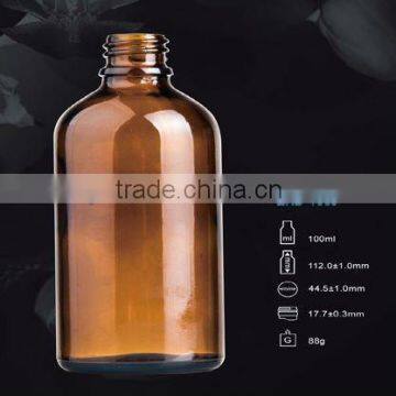 100ml amber essential glass bottle