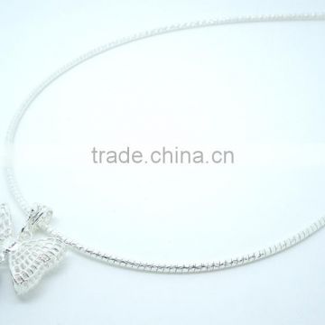 SILVER FANCY NECKLACE