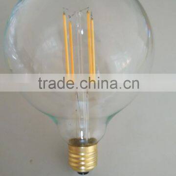 Glass CE ROSH Certification LED A60 G80 E27 4w 6w Globe Led Filament Bulb photo-4