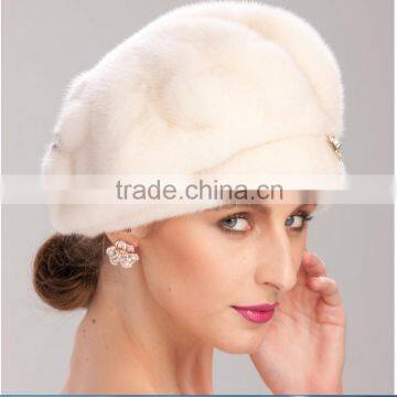 Fashion Real Winter Mink Fur Hat