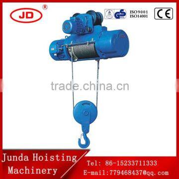 factory price 30M CD1 electric wire rope hoist 2T 3T Electric wire rope hoist crane high speed electric hoist