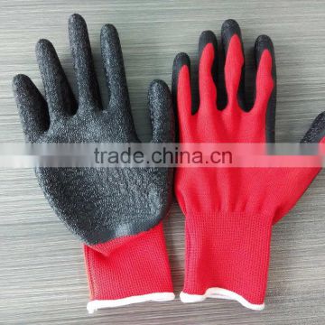 LATEX COATED SAFETY WORK GLOVES GARDEN GRIP MENS BUILDERS GARDENING