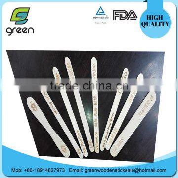Logo Prints Round/straight Edge Wooden Ice Cream Sticks photo-2
