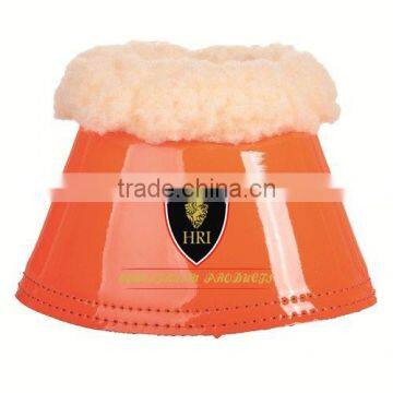 Color Neoprene With Sheepskin Horse Bell Boots/ Neoprene Horse Over Reach Boots / Neoprene Colors Bell Boots/over Reach Boots photo-5