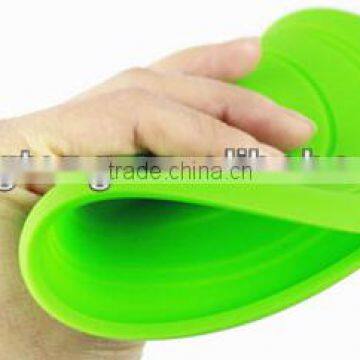 safety silicone rubber frisbee for pet dog