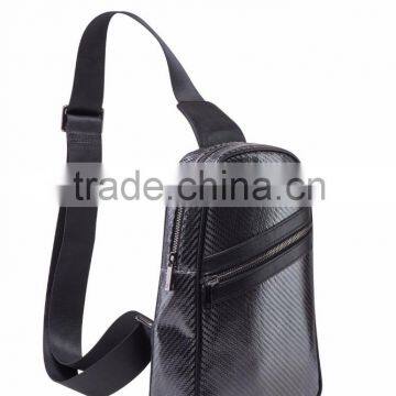 MeyerGlobal carbon fiber material mens bag over the shoulder/college student shoulder bag/bag men over the shoulder MG-CH-0013