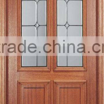 2013 Round Top Glass Wooden Single French Doors Interior DJ-S5421MR