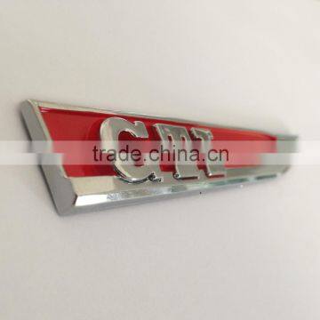 Custom 3D ABS Decorative Luxury GTI Chrome Car Badge Emblem for VW photo-2