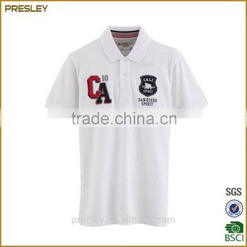 Design Men's Custom Logo Embroidery 100% Cotton Men's Polo Shirts