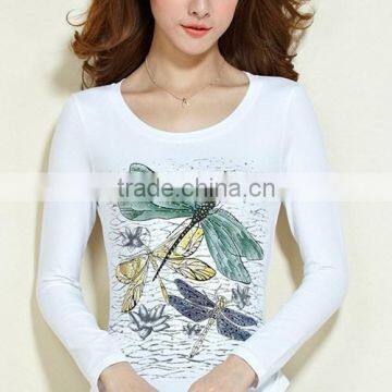 The New T-shirt With Long Sleeves in the Spring and Autumn Render Unlined Upper Garment of Long Sleeve t Shirt Women photo-1
