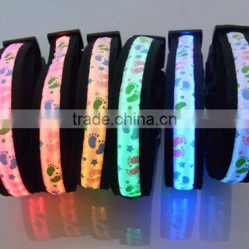 High brightness&quality led light pet collar leash,multi color