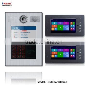 IP intercom in area exit smart home automation system