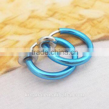 15 mm Wide Spring Fake Attractive Design Nose Ring