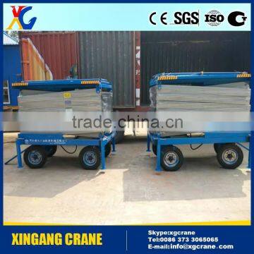 Indoor Outdoor Used Guide Rail Elevator Cargo Lift for Sale