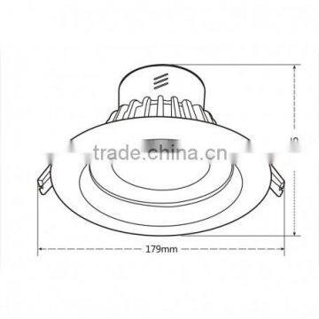 LED Downlight 15W Warm White 1200lm Round COB Ceiling Downlight photo-4