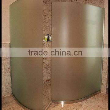 6mm curved glass sliding shower door