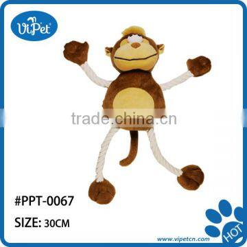 Soft Animal Monkey Rope Pet Plush Toys/ Dog Sex toys
