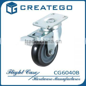 4'' swivel caster with braked for music case,road case