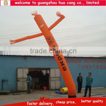 Hot sale one leg inflatable air dancer , cheap inflatable sky dancer for sale