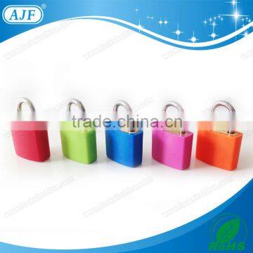 Mini brass diary lock the colours like the rainbow with ABS covered