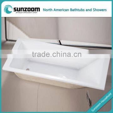 Sunzoom drop-in style tubs,acrylic drop in bathtub,built in acrylic tub