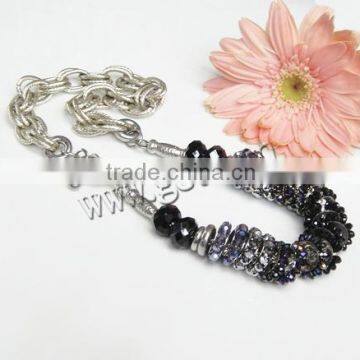 10-18mm With Iron Chain Crystal Necklace