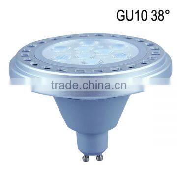 LED ar111 gu10 10w 220v 38degree 120degree AL spotlight SMD 2835 warm cold white